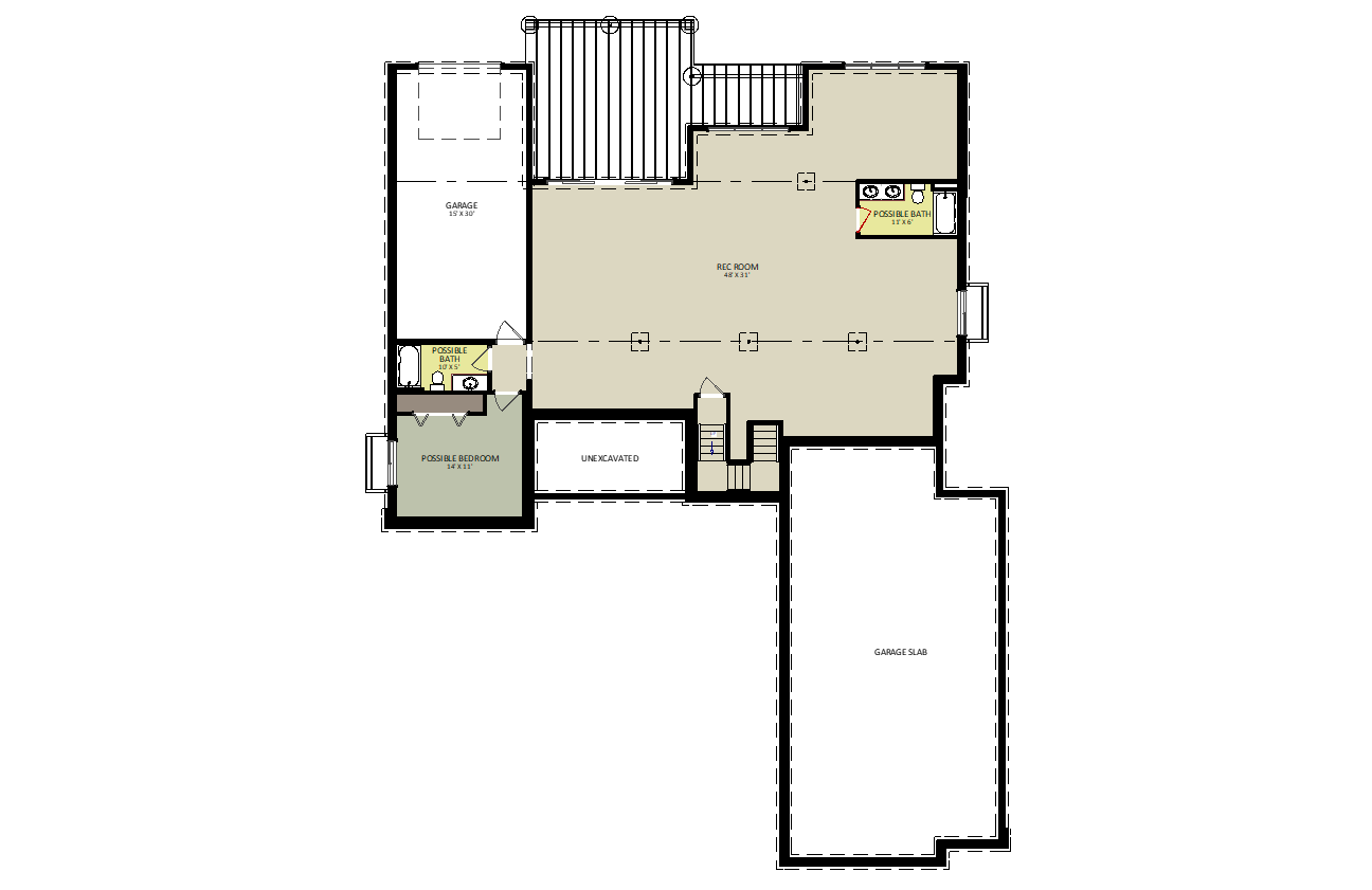 BjornLower Level Floor Plan